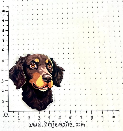 Retriever Dog sticker - Waterproof vinyl decal for car, laptop, phone, water bottle