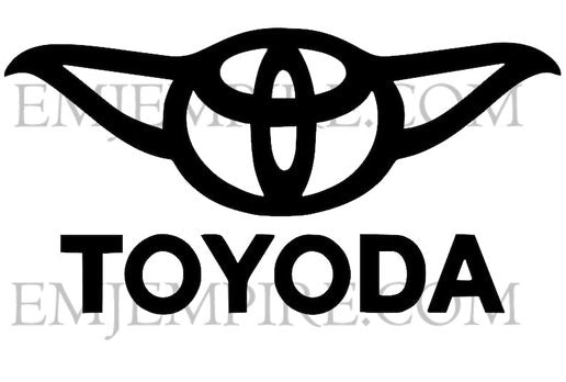 Toyoda sticker - Waterproof vinyl decal for car, laptop, phone, water bottle