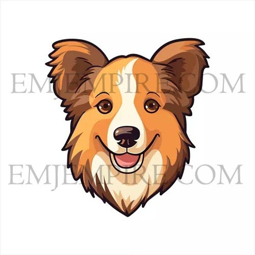 Shetland Sheepdog Dog sticker - Waterproof vinyl decal for car, laptop, phone, water bottle
