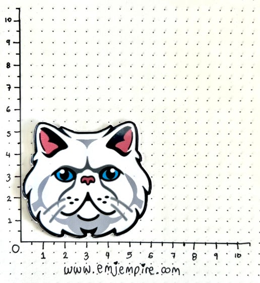 Persian Cat longhair - Waterproof vinyl decal for car, laptop, phone, water bottle