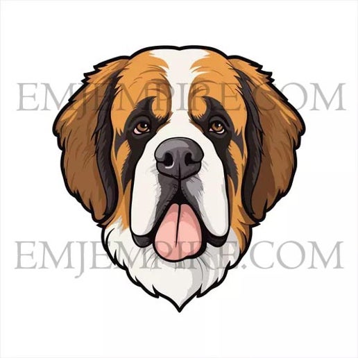 St Bernard Dog sticker - Waterproof vinyl decal for car, laptop, phone, water bottle