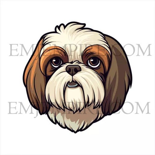 Shih Tzu Dog sticker - Waterproof vinyl decal for car, laptop, phone, water bottle