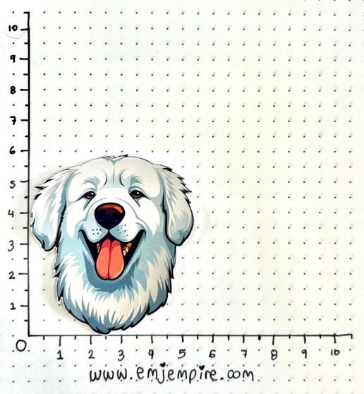 Great Pyrenees Dog sticker - Waterproof vinyl decal for car, laptop, phone, water bottle