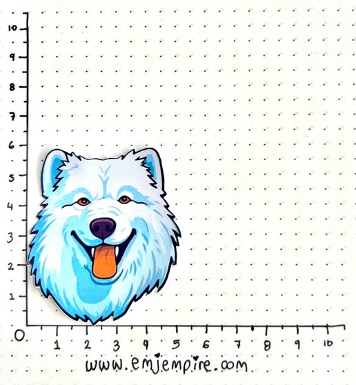 Samoyed Dog sticker - Waterproof vinyl decal for car, laptop, phone, water bottle