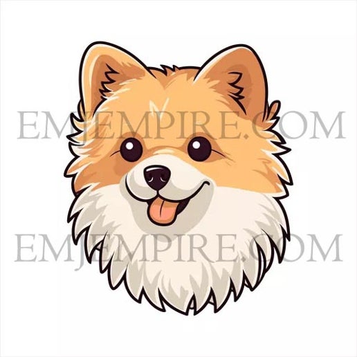 Pomeranian Dog sticker - Waterproof vinyl decal for car, laptop, phone, water bottle