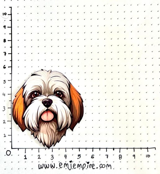 Lhasa Apso Dog sticker - Waterproof vinyl decal for car, laptop, phone, water bottle
