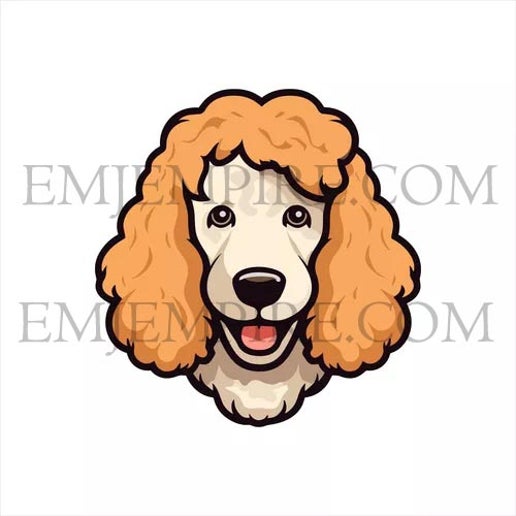 Poodle Dog sticker - Waterproof vinyl decal for car, laptop, phone, water bottle