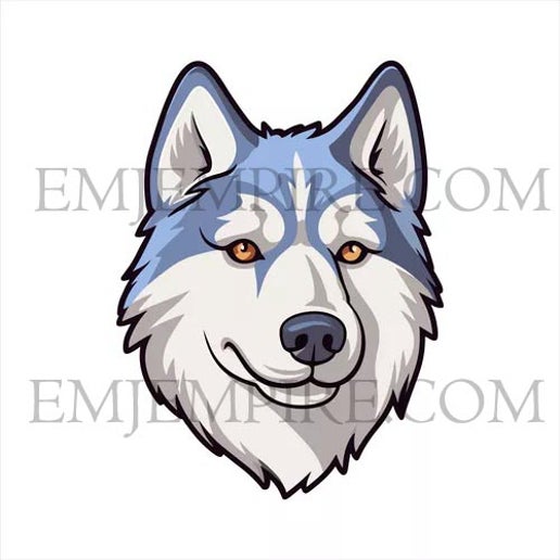 Siberian Husky Dog sticker - Waterproof vinyl decal for car, laptop, phone, water bottle