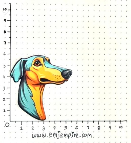 Greyhound Dog sticker - Waterproof vinyl decal for car, laptop, phone, water bottle