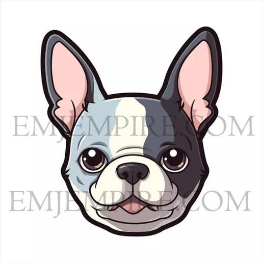Boston Terrier Dog sticker - Waterproof vinyl decal for car, laptop, phone, water bottle