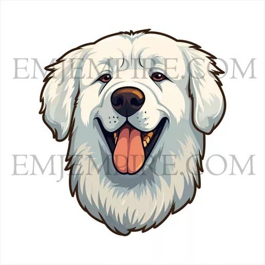 Great Pyrenees Dog sticker - Waterproof vinyl decal for car, laptop, phone, water bottle