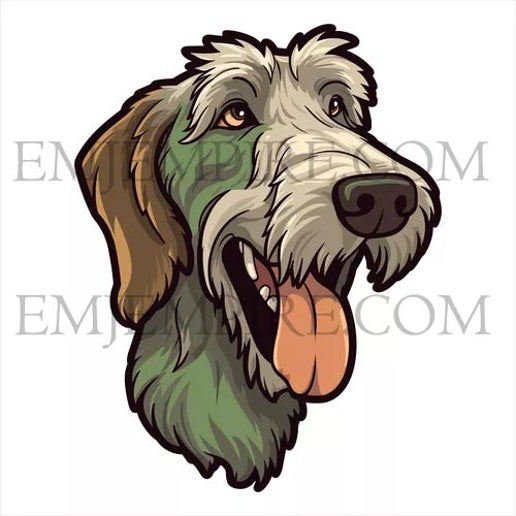 Irish Wolfhound Dog sticker - Waterproof vinyl decal for car, laptop, phone, water bottle