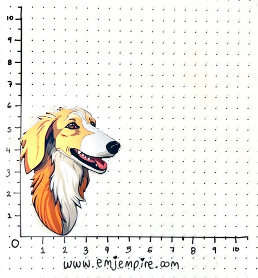 Borzoi Dog sticker - Waterproof vinyl decal for car, laptop, phone, water bottle