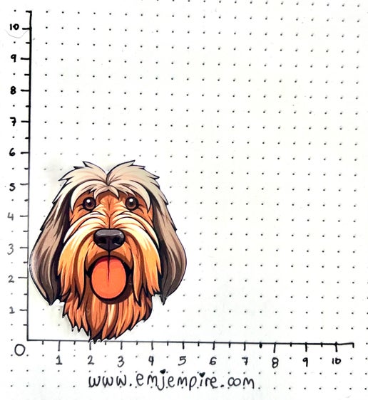 Briard Dog sticker - Waterproof vinyl decal for car, laptop, phone, water bottle
