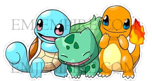 Pokemon sticker - Waterproof vinyl decal for car, laptop, phone, water bottle