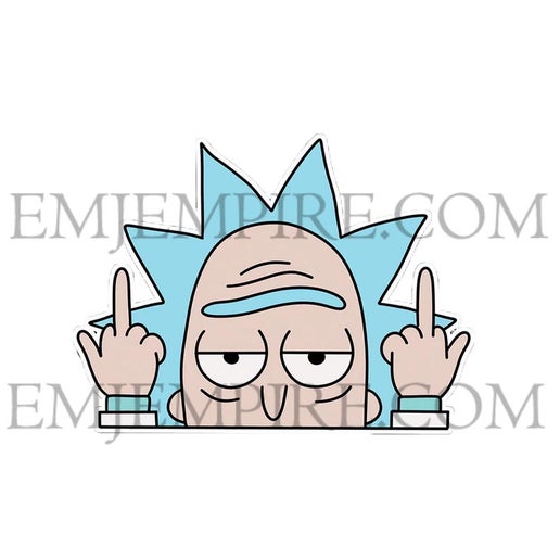 Rick and morty sticker - Waterproof vinyl decal for car, laptop, phone, water bottle