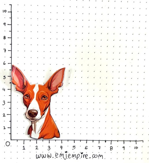 Podenco Dog sticker - Waterproof vinyl decal for car, laptop, phone, water bottle