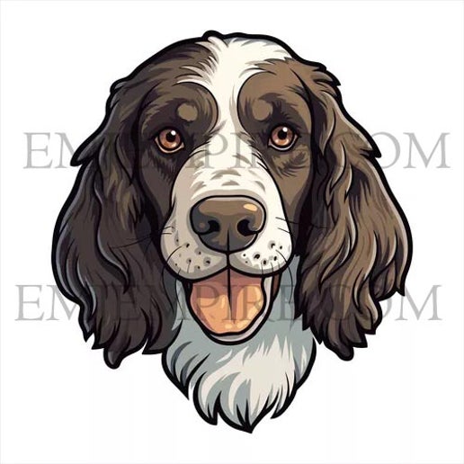 Munsterlander Dog sticker - Waterproof vinyl decal for car, laptop, phone, water bottle