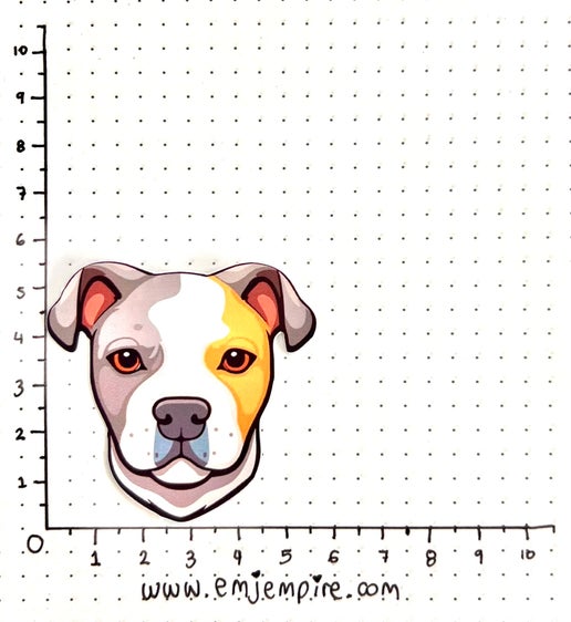 Staffordshire Terrier Dog sticker - Waterproof vinyl decal for car, laptop, phone, water bottle