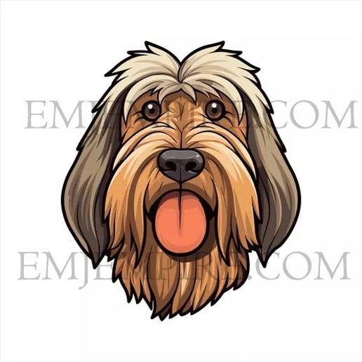 Briard Dog sticker - Waterproof vinyl decal for car, laptop, phone, water bottle